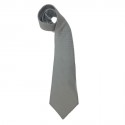 Cravate en soie grise attribuée à Hermès