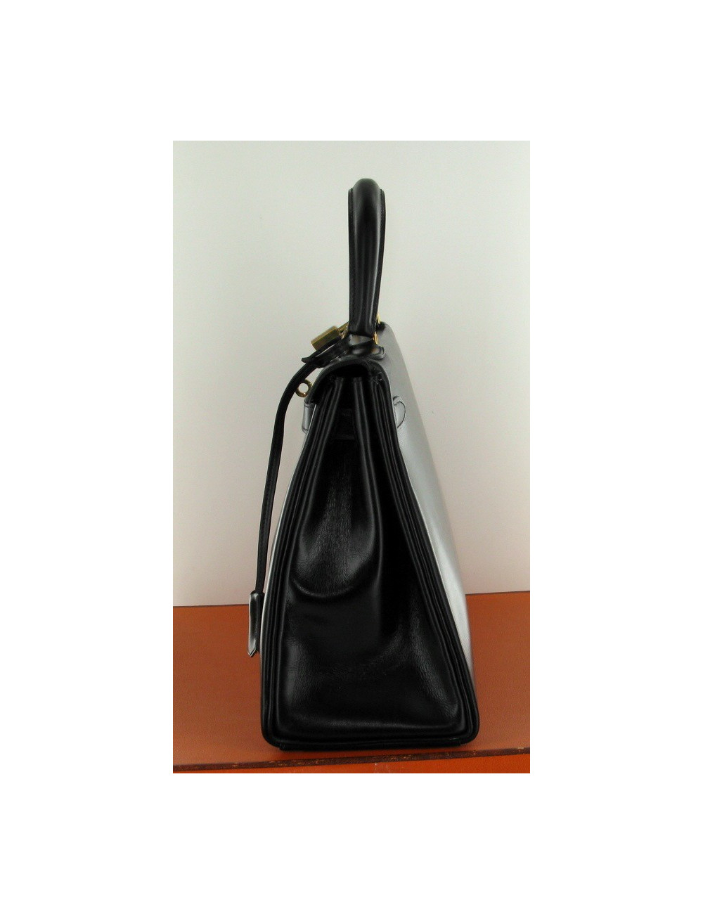 Kelly 25 HERMES vintage box noir