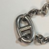 Bracelet HERMES Farandole chaîne d'ancre en argent