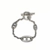 Bracelet HERMES Farandole chaîne d'ancre en argent