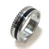 BOUCHERON Quatre Black Edition Small ring T58 in white gold and black PVD