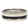 BOUCHERON Quatre Black Edition Small ring T58 in white gold and black PVD