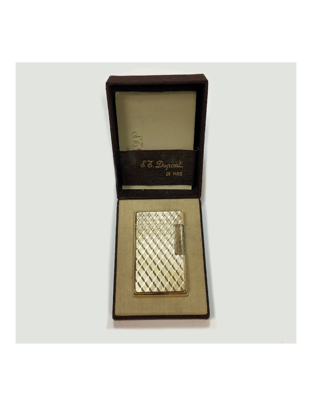 Briquet DUPONT plaqué or