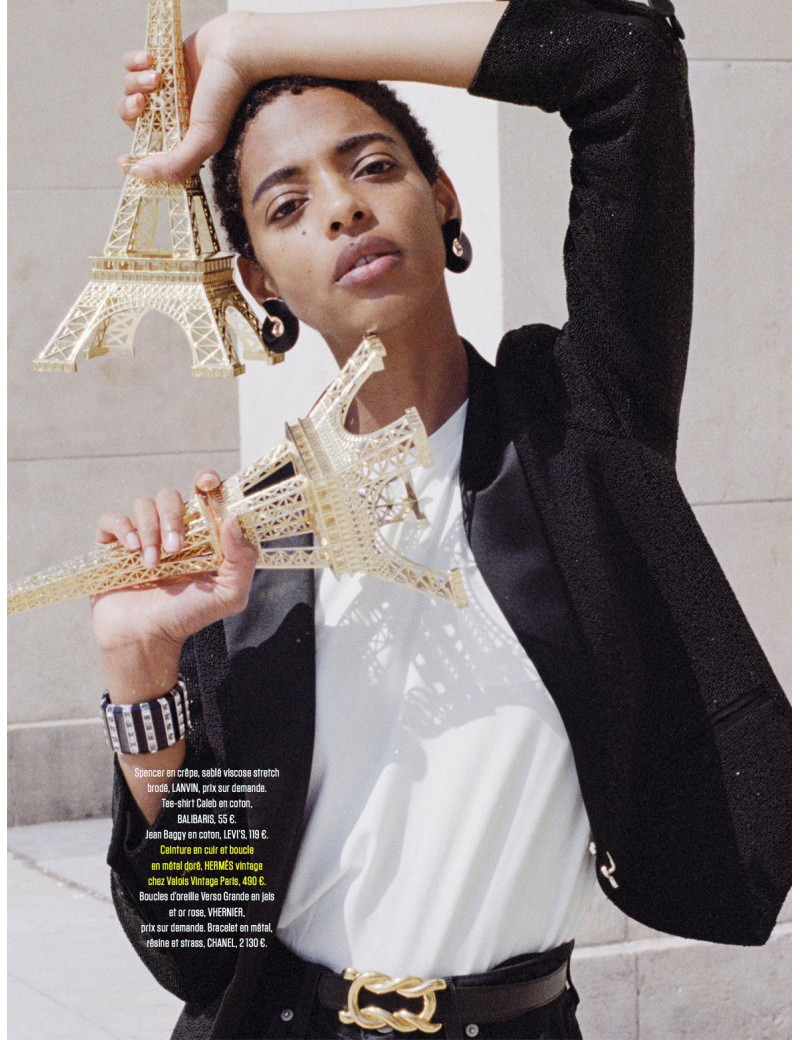 Ceinture T 75 HERMES  en cuir box noir et  boucle noeud marin dorée