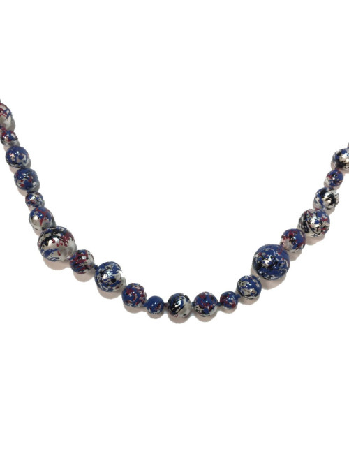 Bijou de tête CHANEL perles nacrées peintes