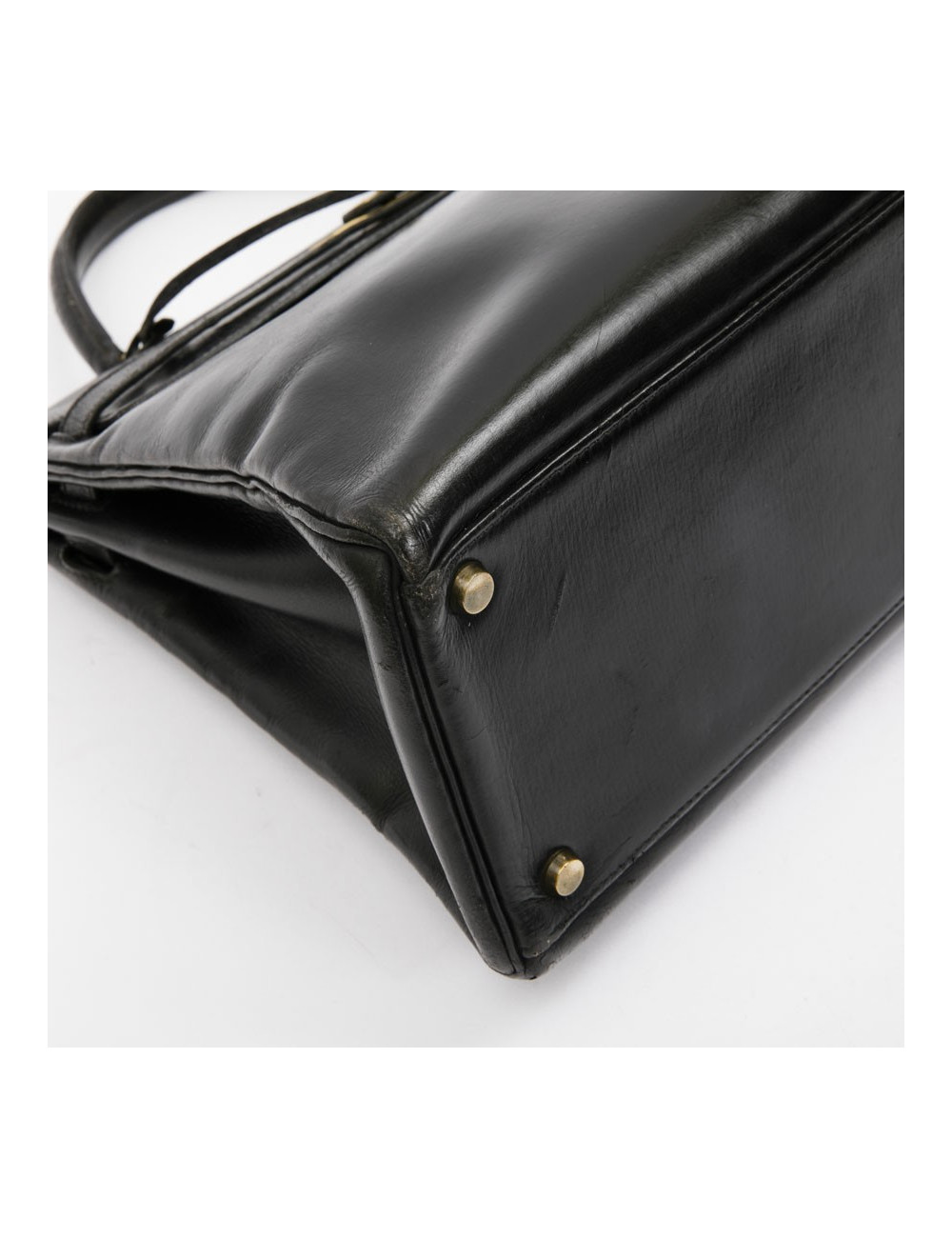  Kelly 32 HERMES Vintage box noir