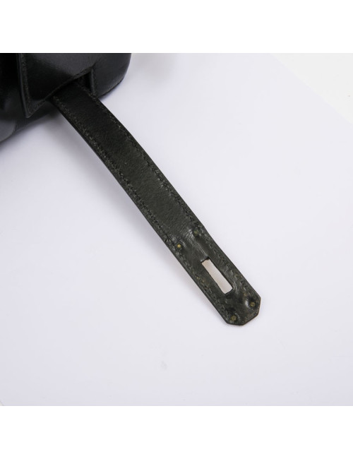 HERMES vintage Kelly 32 bag in black box leather