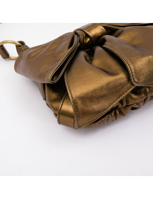 Sac "Bow" YSL SAINT LAURENT en cuir cuiviré 