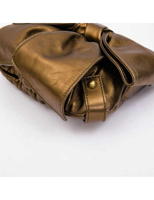 Sac "Bow" YSL SAINT LAURENT en cuir cuiviré 