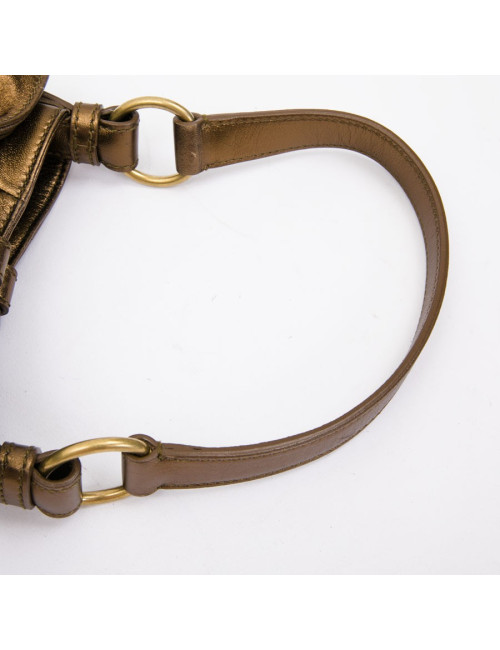 Sac "Bow" YSL SAINT LAURENT en cuir cuivré