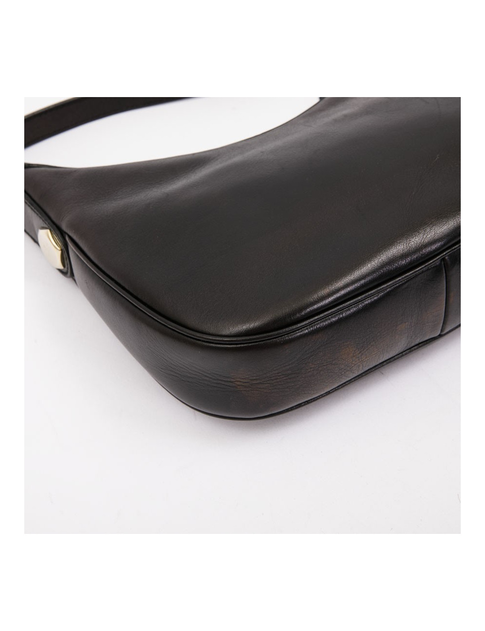 GUCCI bag in black smooth leather