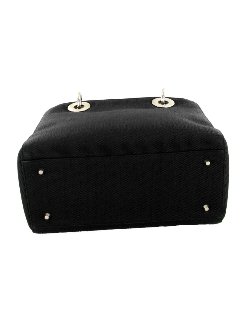 Sac LADY D  DIOR  collector  toile gris anthracite 