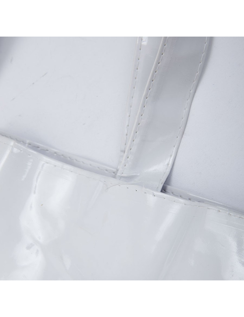 Cabas COURREGES en toile blanc