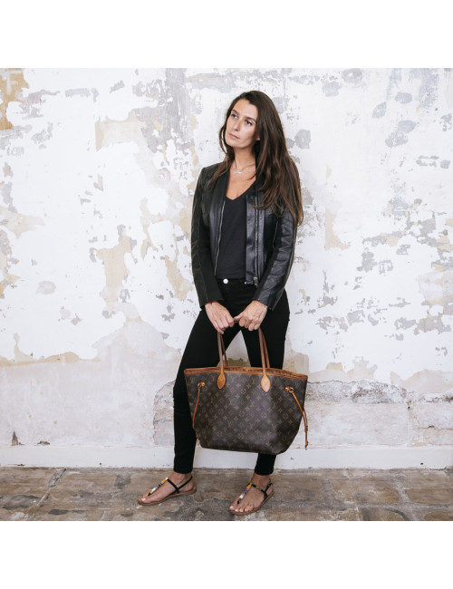 Sac Neverfull LOUIS VUITTON en toile Monogram 