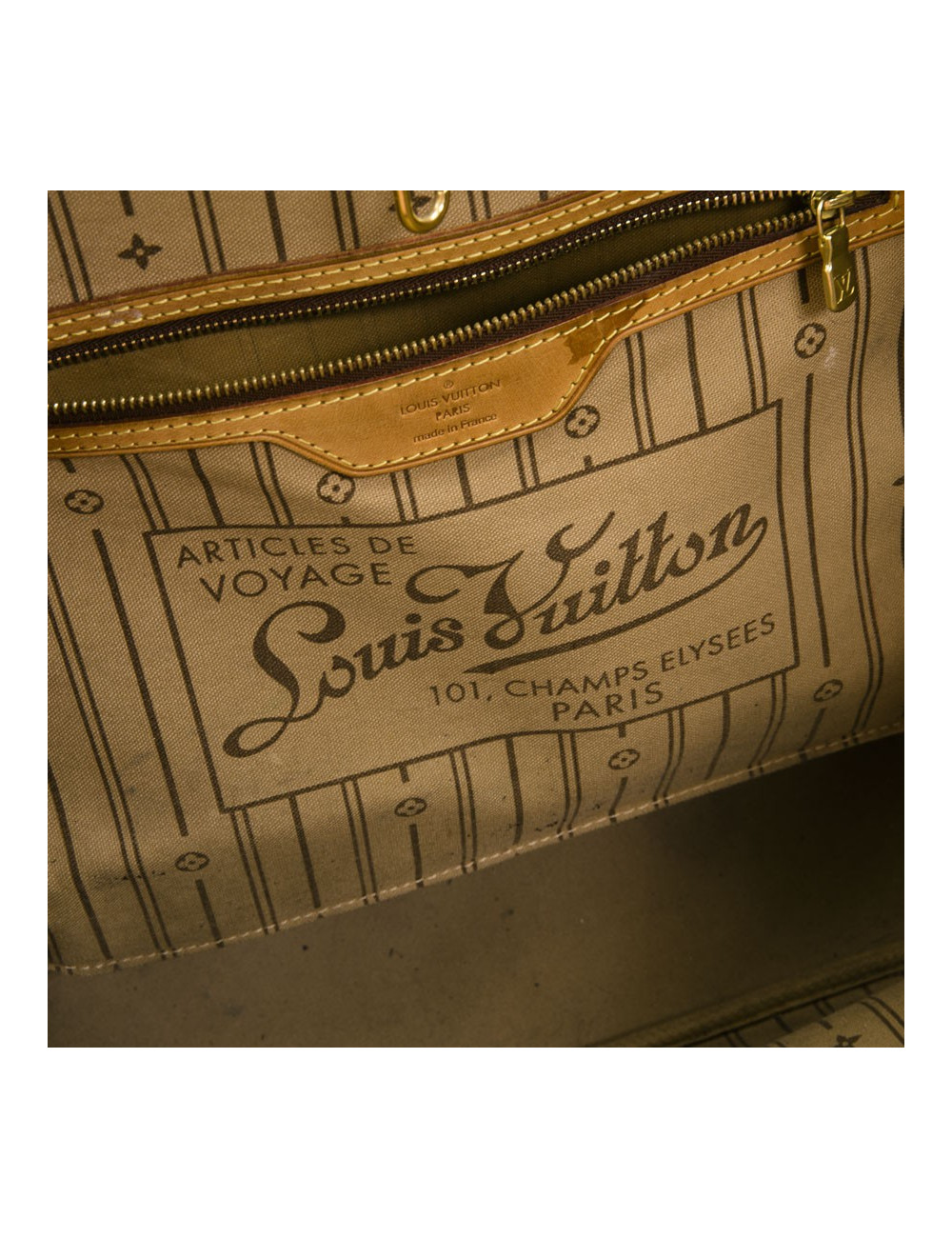 Sac Neverfull LOUIS VUITTON en toile monogram LV