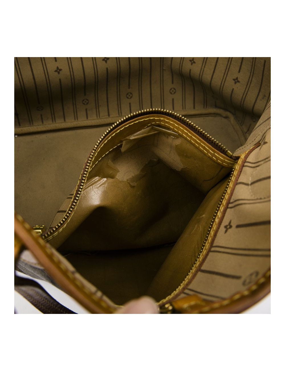 Sac Neverfull LOUIS VUITTON en toile Monogram 