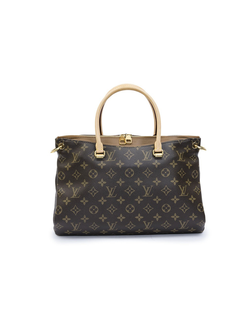 LOUIS VUITTON Pallas bag in brown monogram canvas