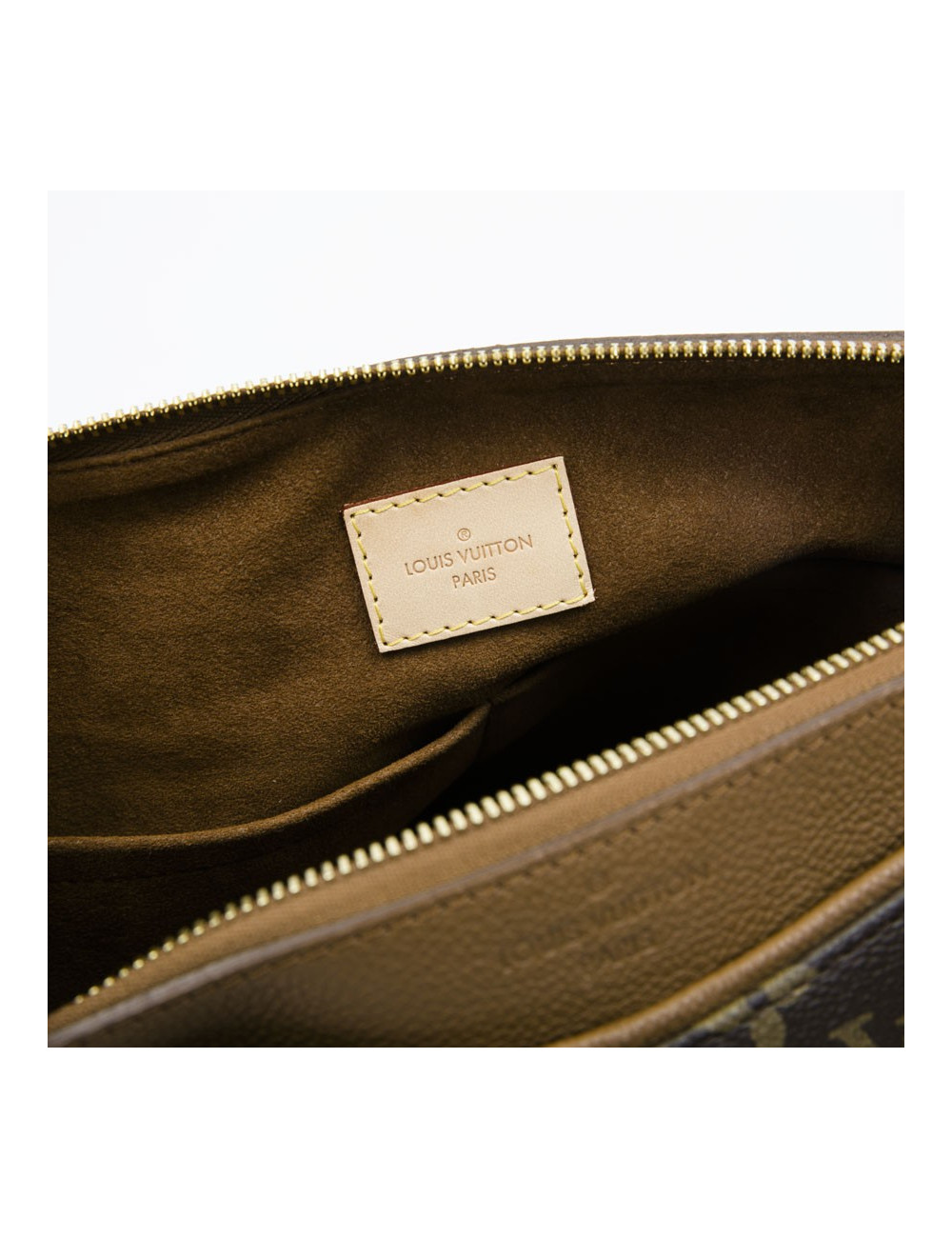 LOUIS VUITTON Pallas bag in brown monogram canvas