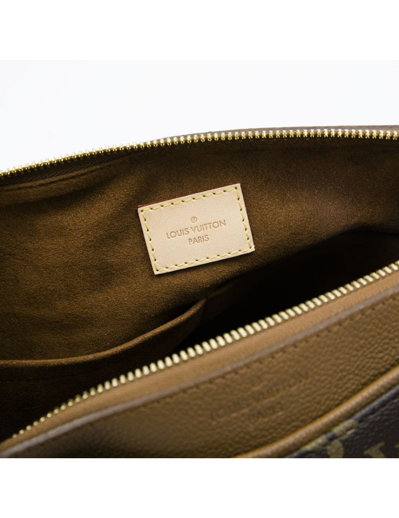 LOUIS VUITTON Pallas bag in brown monogram canvas
