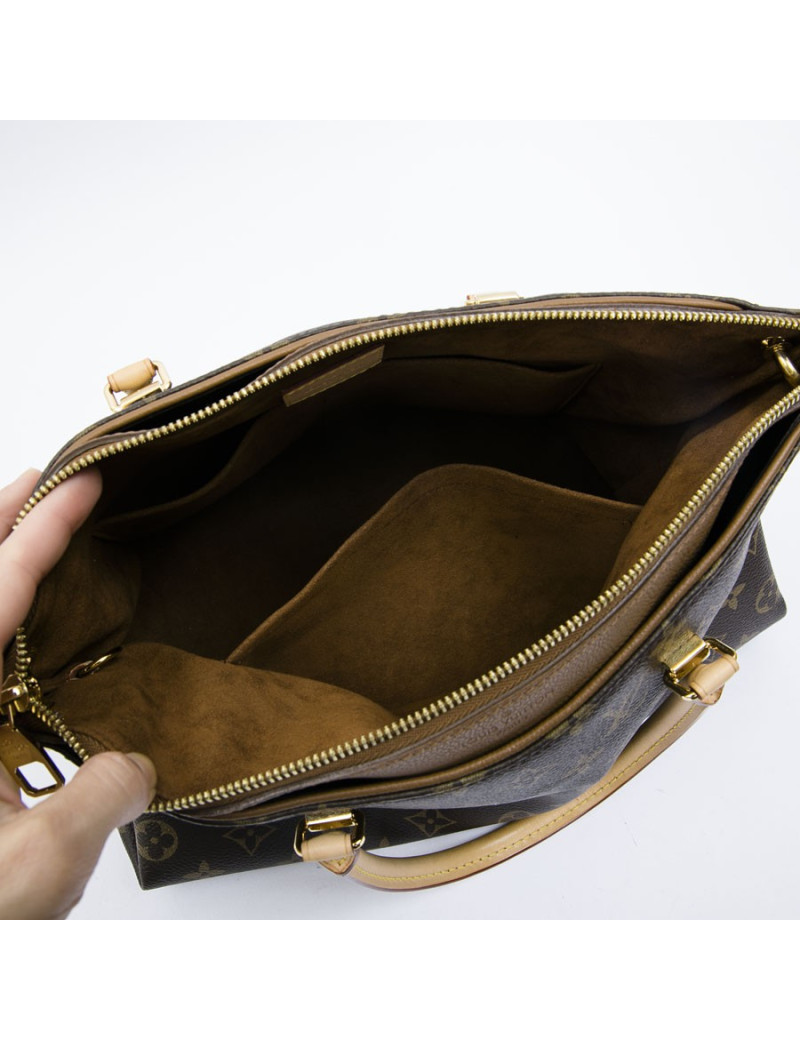 LOUIS VUITTON Pallas bag in brown monogram canvas