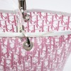 CHRISTIAN DIOR tote bag in pink monogram pvc