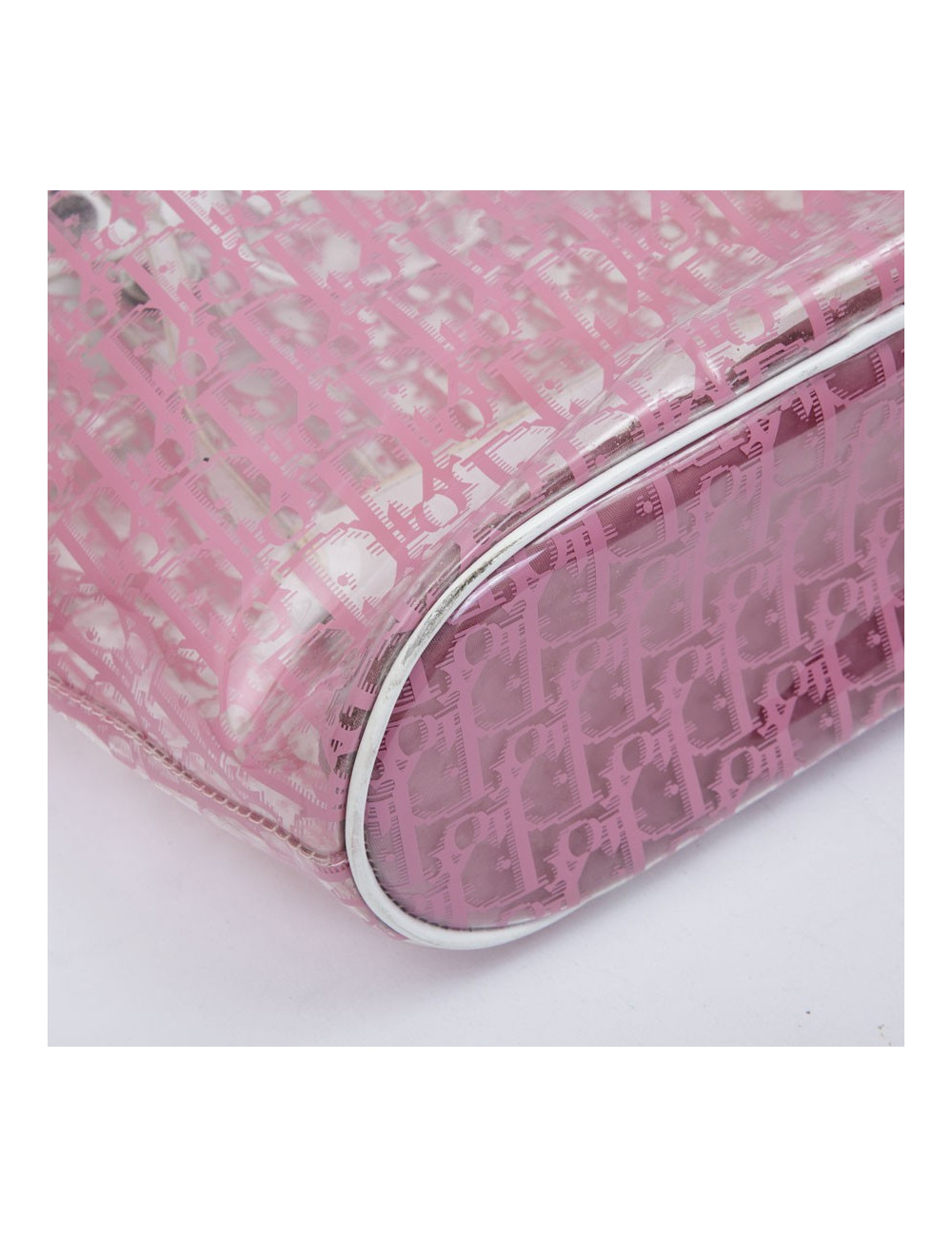 CHRISTIAN DIOR tote bag in pink monogram pvc