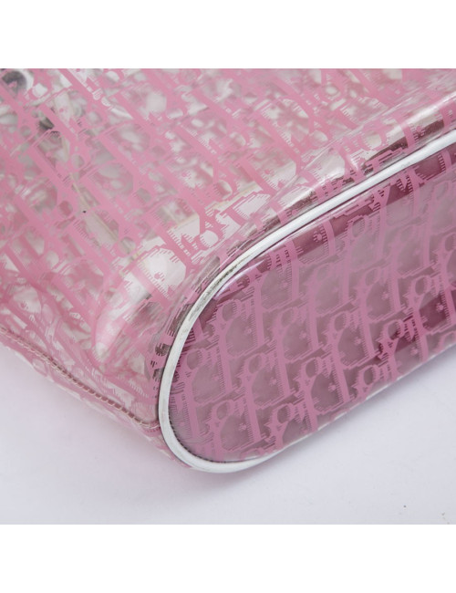 CHRISTIAN DIOR tote bag in pink monogram pvc