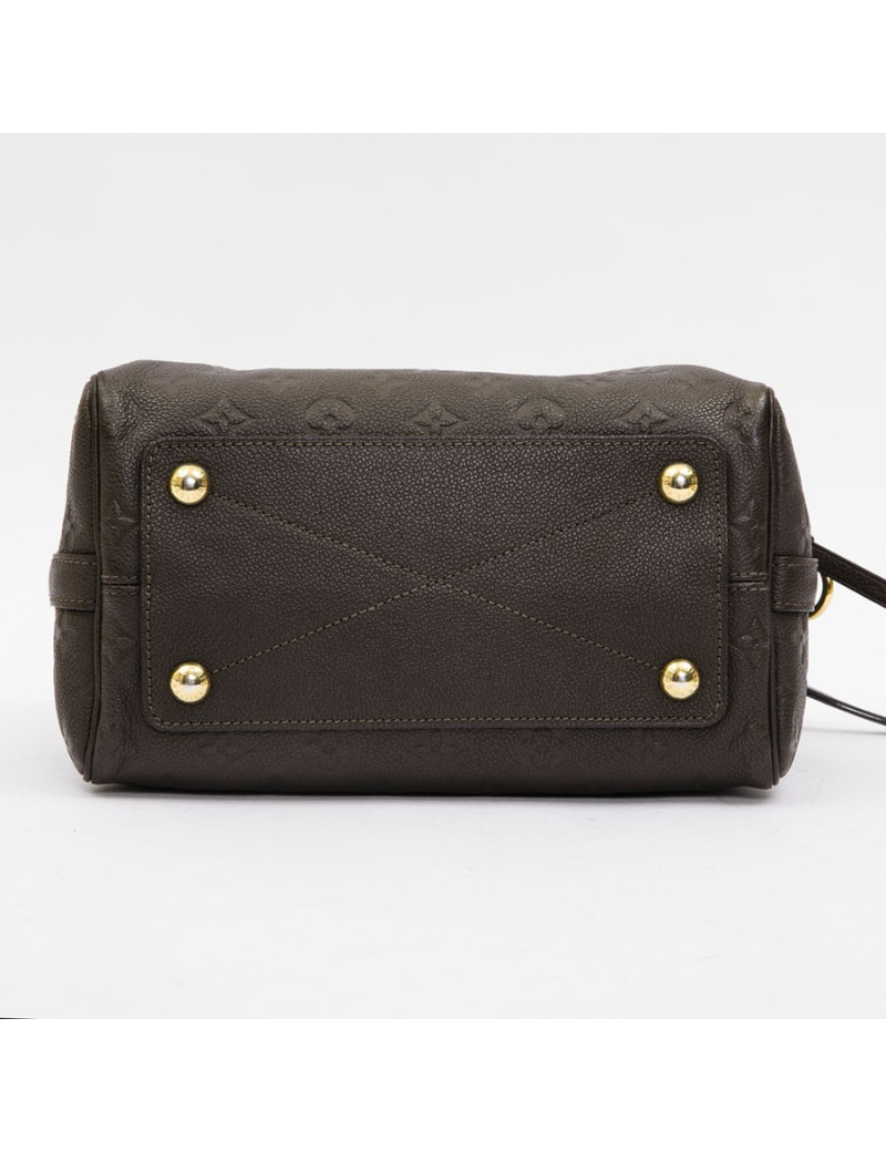 LOUIS VUITTON Speedy 25 dark brown empreinte embossed leather