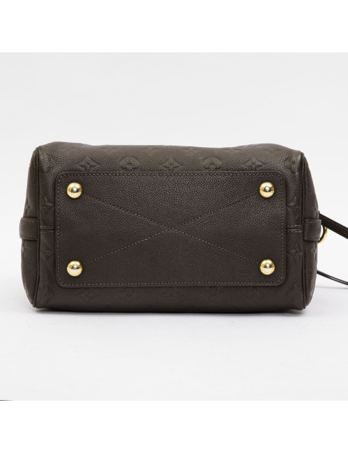 Sac Speedy 25 LOUIS VUITTON cuir monogram embossé marron