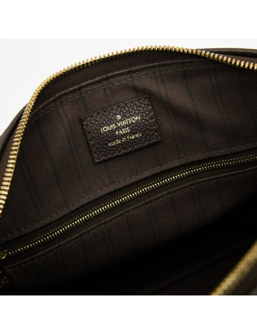 LOUIS VUITTON Speedy 25 dark brown empreinte embossed leather