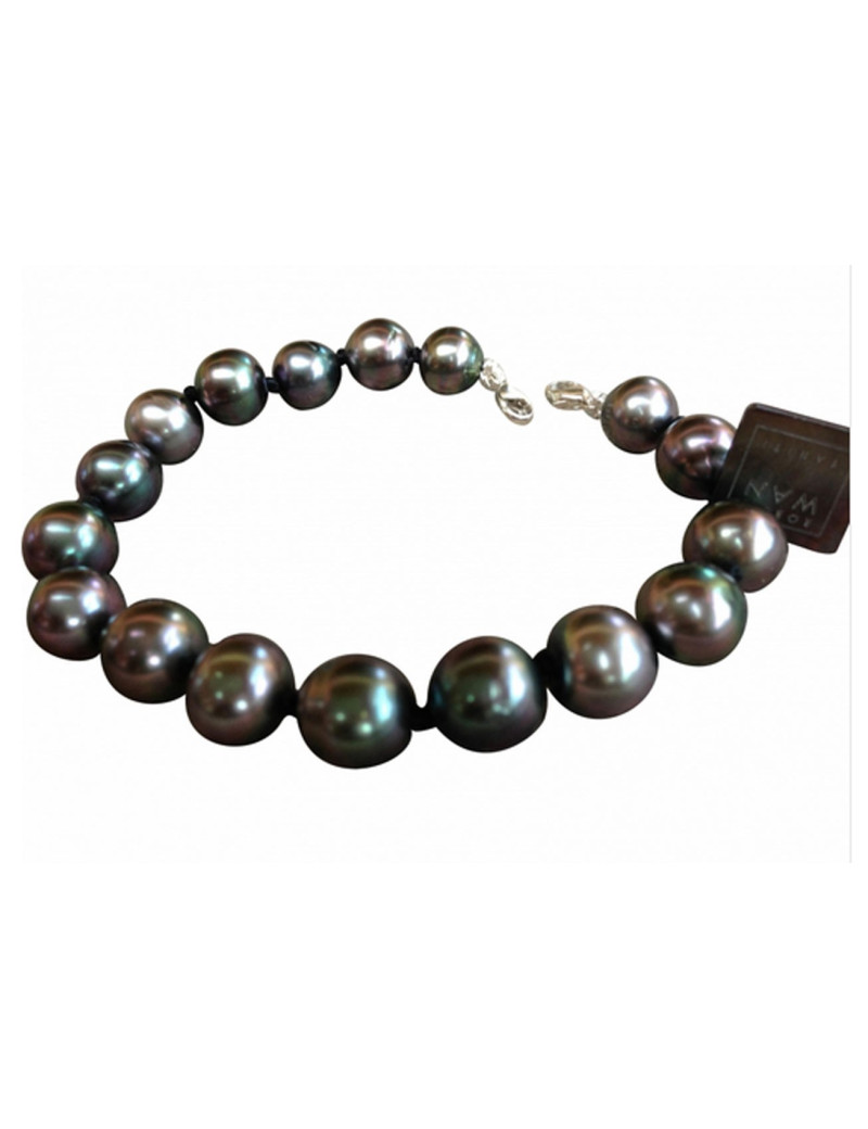 Bracelet 17 perles de Tahiti ROBERT WAN