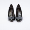 LOUIS VUITTON Oh really high heels in black patent leather size 39.5FR