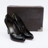 LOUIS VUITTON Oh really high heels in black patent leather size 39.5FR