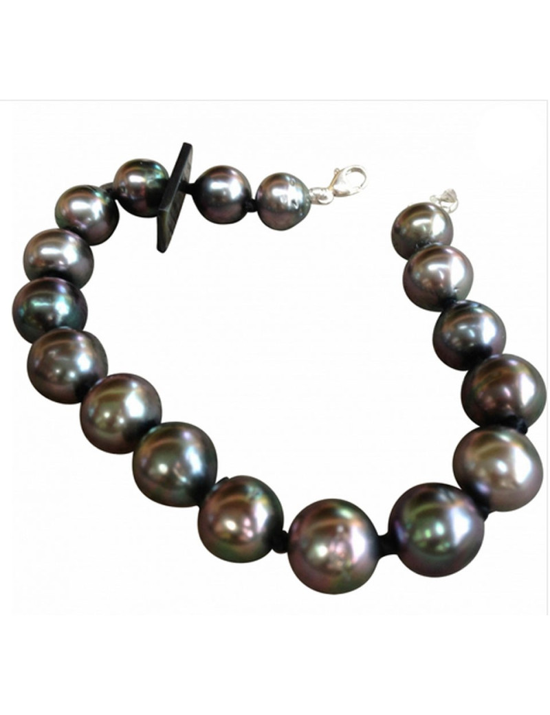 Bracelet 17 perles de Tahiti ROBERT WAN