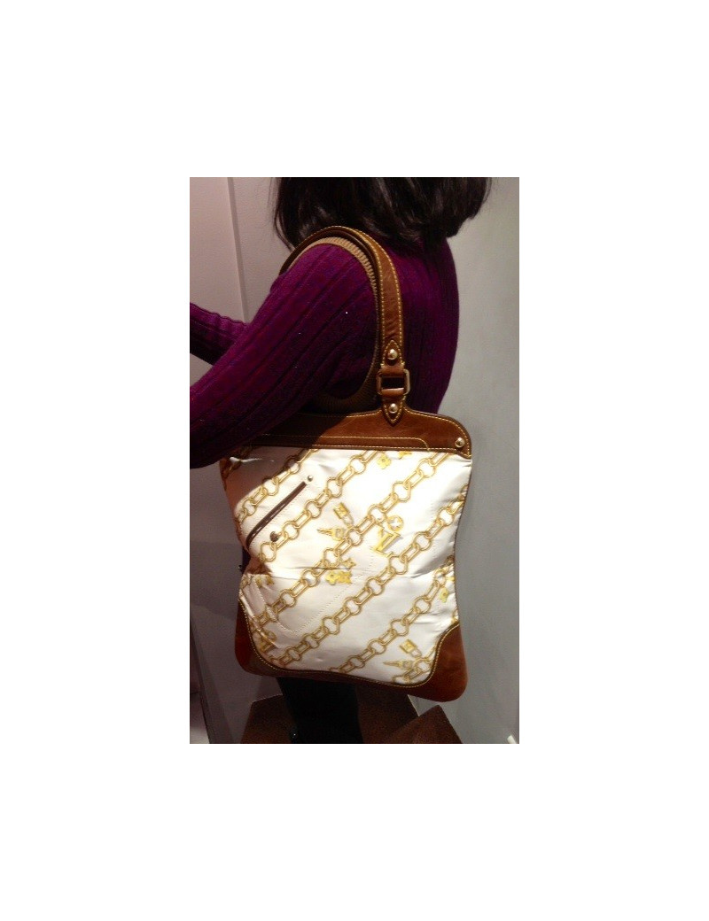 Sac LOUIS VUITTON en toile et cuir