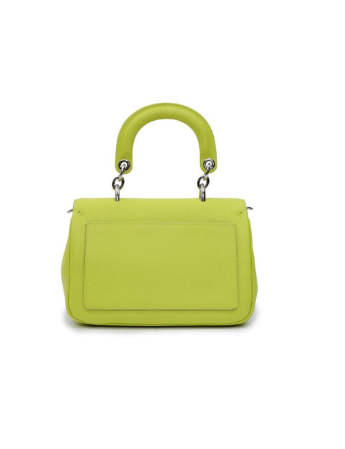 CHRISTIAN DIOR 'Be Dior' bag in acid green taurillon leather