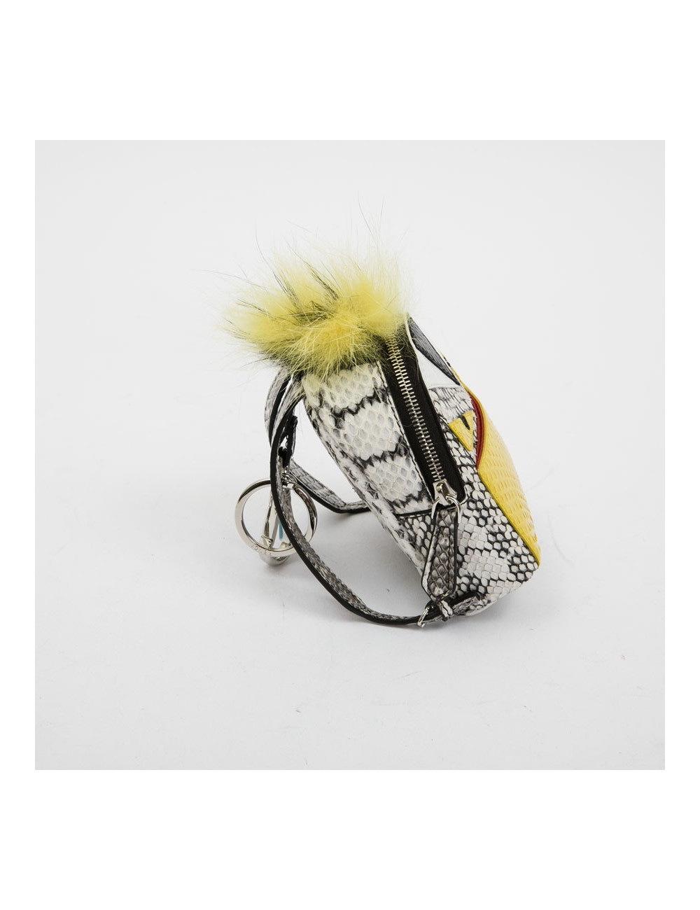 Charm FENDI mini sac à dos python multicolore