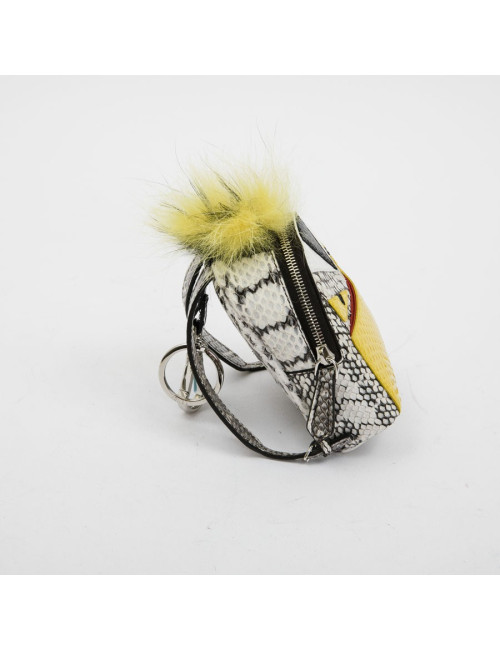 Charm FENDI mini sac à dos python multicolore