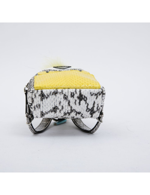 Charm FENDI mini sac à dos python multicolore