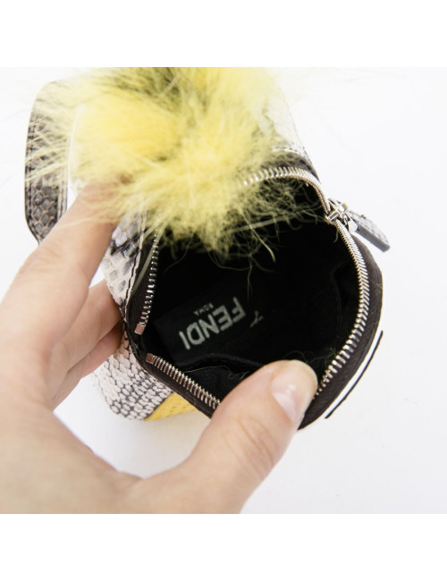 Charm FENDI mini sac à dos python multicolore