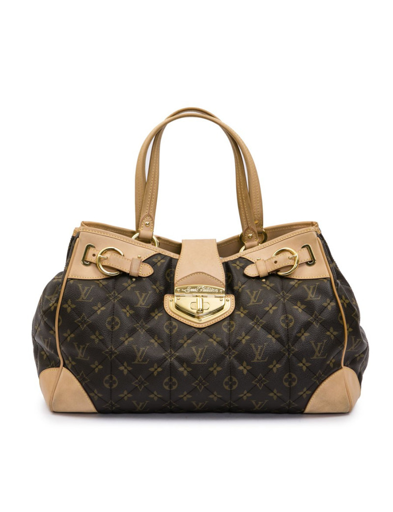 LOUIS VUITTON tote bag in brown monogram coated canvas