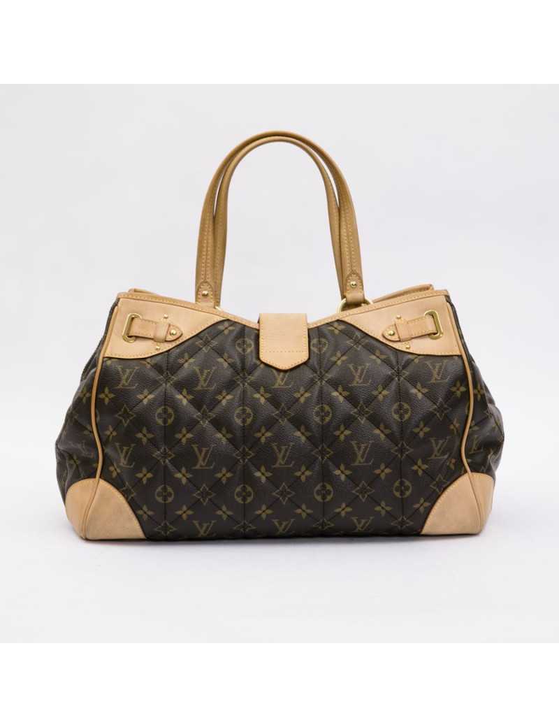 LOUIS VUITTON tote bag in brown monogram coated canvas