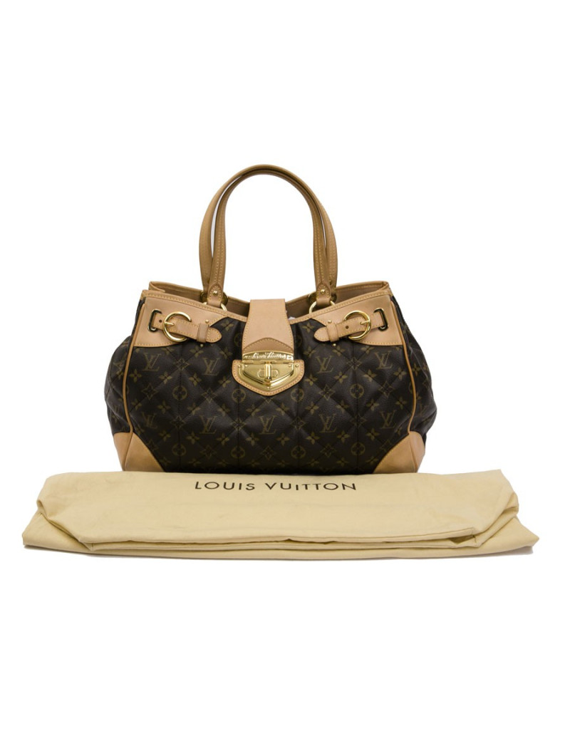 LOUIS VUITTON tote bag in brown monogram coated canvas