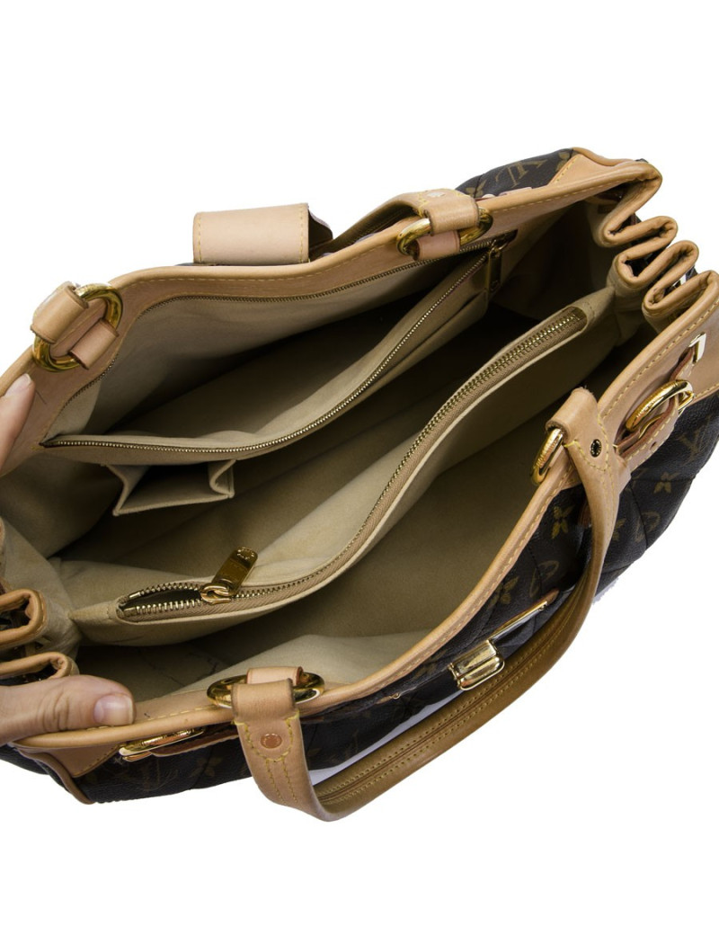 LOUIS VUITTON tote bag in brown monogram coated canvas