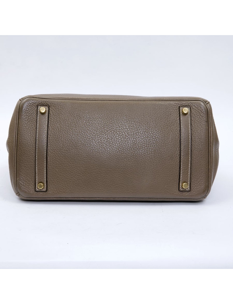 Birkin 35 HERMES cuir taurillon étoupe