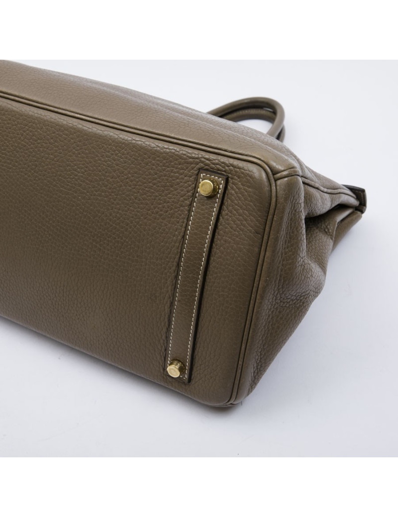 Birkin 35 HERMES cuir taurillon étoupe