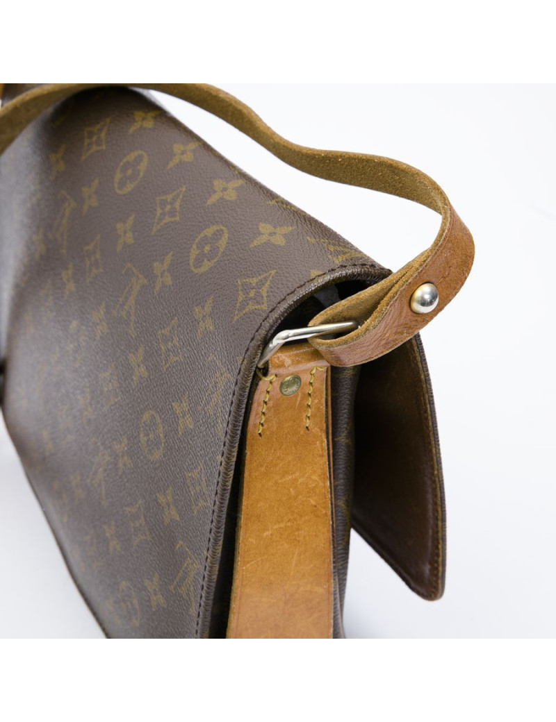 Sacoche Louis Vuitton toile monogram marron
