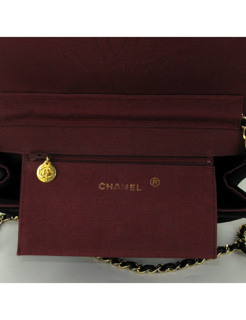 Sac CHANEL en Velours noir