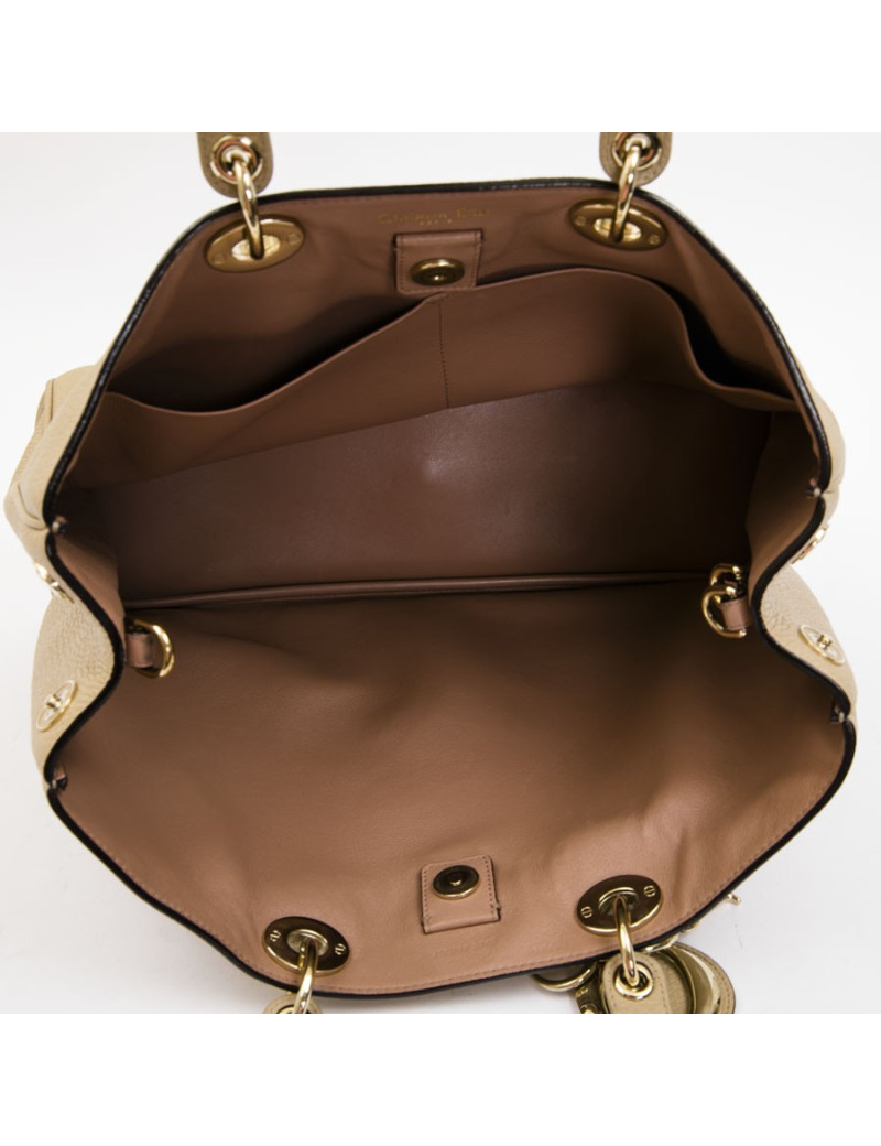 Sac DIOR Diorissimo cuir taurillon beige