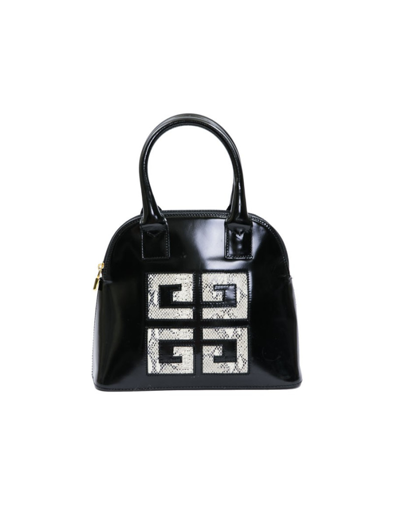 Mini sac GIVENCHY verni noir 